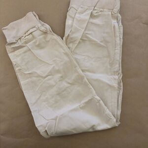 Beige Linen Pants